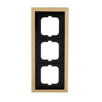  CADRE 3 POUSSOIRS OR 