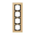  CADRE 4 POUSSOIRS OR 