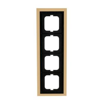  CADRE 4 POUSSOIRS OR 