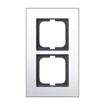  CADRE 2 POUSSOIRS CHROME 