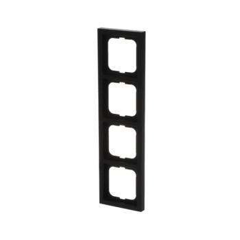  CADRE 4 POUSSOIRS NOIR MAT 