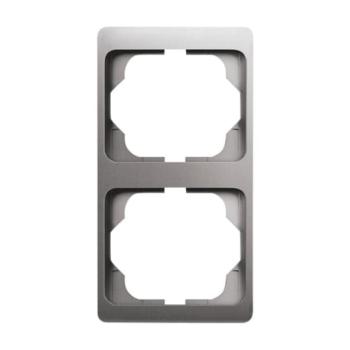  CADRE 2 POUSSOIRS PLATINE VERT 