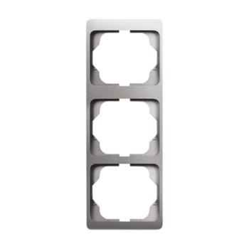  CADRE 3 POUSSOIRS PLATINE VERT 