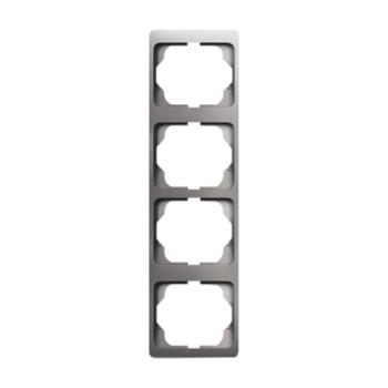  CADRE 4 POUSSOIRS PLATINE VERT 