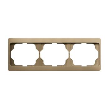  CADRE 3 POUSSOIRS BRONZE HORIZ 