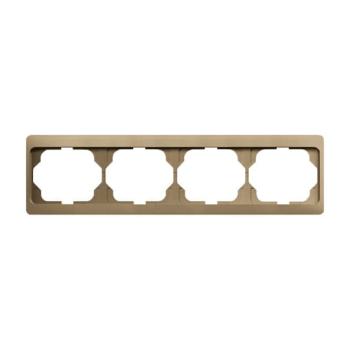  CADRE 4 POUSSOIRS BRONZE HORIZ 