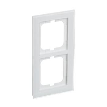  CADRE 2 MODULES BUSCH VERRE BL 