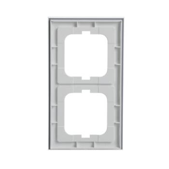  CADRE 2 MODULES BUSCH VERRE BL 