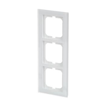  CADRE 4 MODULES BUSCH VERRE BL 