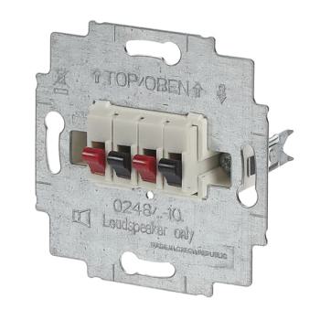  PRISE HAUT PARLEUR STEREO BLAN 