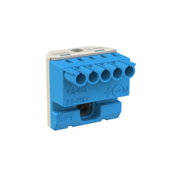  BORNIER NEUTRE MISTRAL-5X4MM+1 