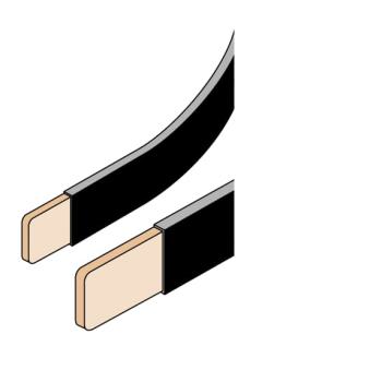  2 BARRES SOUPLES 40X8 2M 1000A 