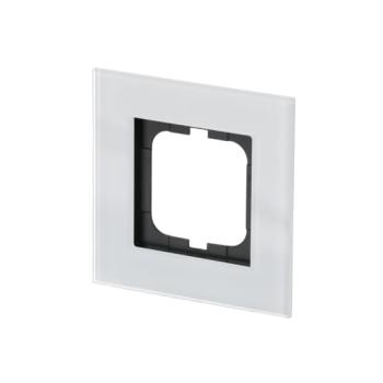  CADRE 1 POUSSOIR VERRE BLANC, 