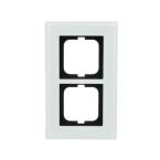  CADRE 2 POUSSOIRS VERRE BLANC, 