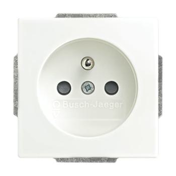  PRISE DE COURANT 2P+T BLC MAT 