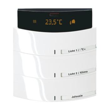  TRITON 3/6GANG MF/IR RTC BLANC 