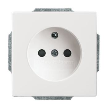  PRISE DE COURANT 2P+T BLANC 