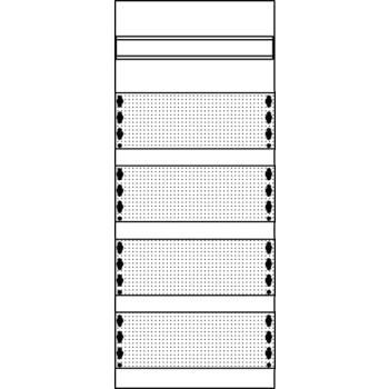  1MM0 PANNEAU MEDIAS 4 RANGEES 