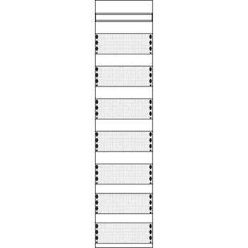  1MM3 PANNEAU MEDIAS 7 RANGEES 