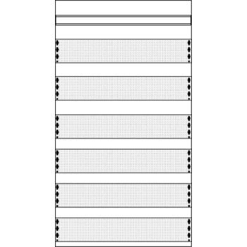  2MM2 PANNEAU MEDIAS 6 RANGEES 