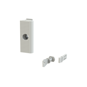  SERRURE+CLE GRISE POUR COFFRET 