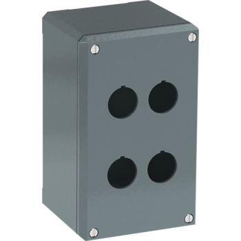  BOITE A BOUTONS ALUMINIUM - 4 