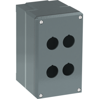  BOITE A BOUTONS ALUMINIUM - 4 