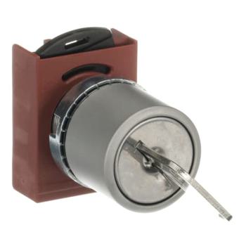  BOUTON TOURNANT A CLE - 2 POSI 