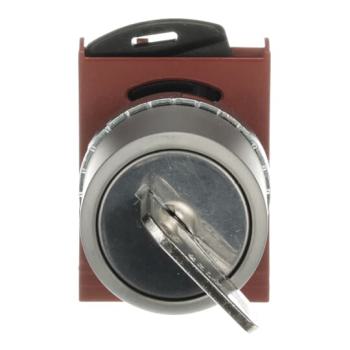  BOUTON TOURNANT A CLE - 2 POSI 