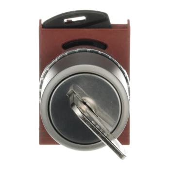  BOUTON TOURNANT A CLE - 2 POSI 