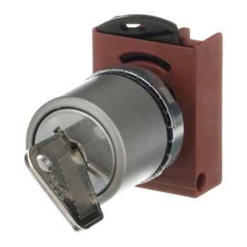  BOUTON TOURNANT A CLE - 2 POSI 