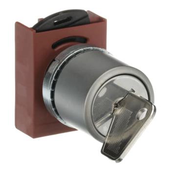  BOUTON TOURNANT A CLE - 2 POSI 