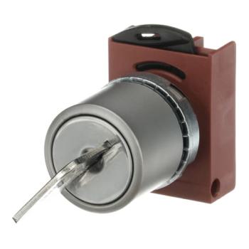  BOUTON TOURNANT A CLE - 2 POSI 