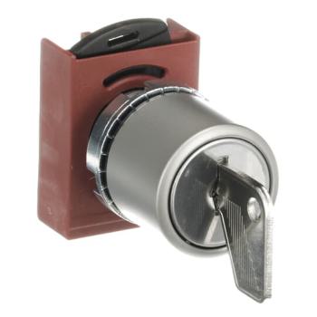  BOUTON TOURNANT A CLE - 2 POSI 