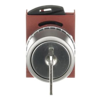  BOUTON TOURNANT A CLE - 2 POSI 