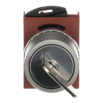  BOUTON TOURNANT A CLE - 2 POSI 