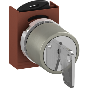  BOUTON TOURNANT A CLE - 3 POSI 