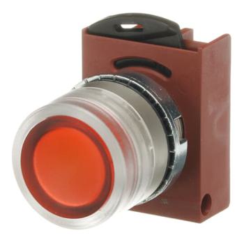  BOUTON POUSSOIR AFFLEURANT LUM 