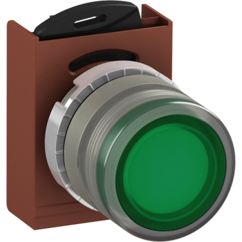  BOUTON POUSSOIR AFFLEURANT LUM 