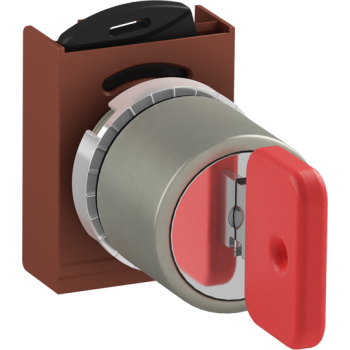  BOUTON TOURNANT A CLE - 2 POSI 