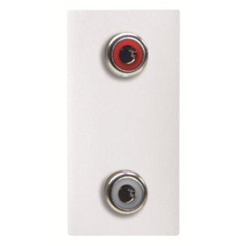  ZENIT 2X RCA - 1M - BLANC 