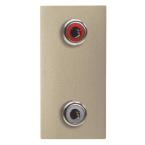  ZENIT 2X RCA - 1M - CHAMPAGNE 