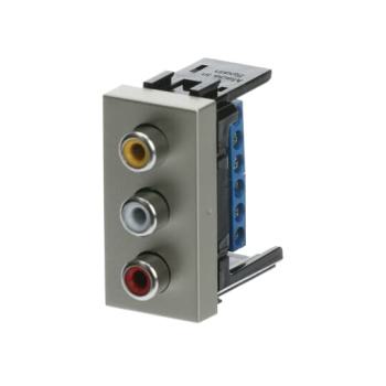  ZENIT 3X RCA - 1M - CHAMPAGNE 