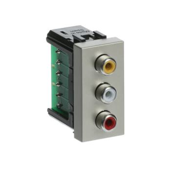  ZENIT 3X RCA - 1M - CHAMPAGNE 