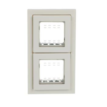  ZENIT CADRE ENCASTRE IP55 2X2 