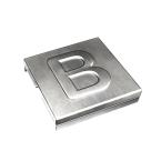  BAGUE INOX 316 CARACTERE [B] 