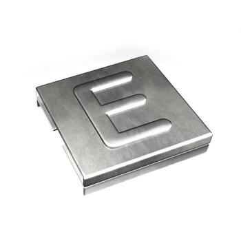  BAGUE INOX 316 CARACTERE [E] 