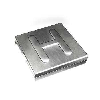  BAGUE INOX 316 CARACTERE [H] 