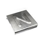  BAGUE INOX 316 CARACTERE [N] 