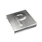  BAGUE INOX 316 CARACTERE [P] 